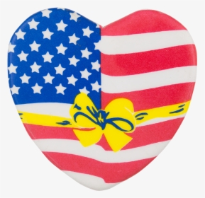 American Flag Heart 2 Cause Button Museum - Unique American Flag Drawing, HD Png Download, Transparent PNG