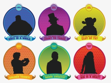 Willy Wonka Graphics - Silhouette, HD Png Download, Transparent PNG