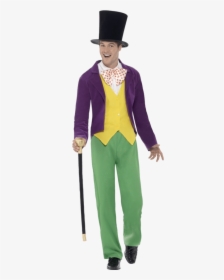 Mr Willy Wonka Costume, HD Png Download, Transparent PNG