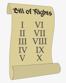 Transparent Bill Of Rights Clip Art, HD Png Download, Transparent PNG