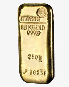 Umicore 100g Cast Gold Bar, HD Png Download, Transparent PNG