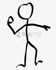 Stick Figure Png Transparent Background - Stick Figure Throwing A Ball, Png Download, Transparent PNG