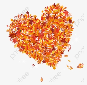 Heart Shaped Decoration Decorative - Heart Shaped Leaves Fall, HD Png Download, Transparent PNG