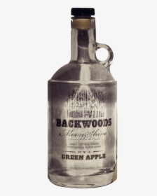 Backwoods Moonshine Green Apple - Glass Bottle, HD Png Download, Transparent PNG