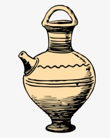 Pot Container Ancient - Cartoon Ceramic, HD Png Download, Transparent PNG