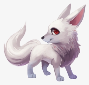 White Fox Transparent Background Png - Arctic Fox Drawing, Png Download, Transparent PNG