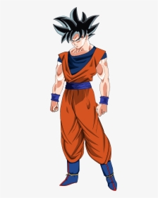 Goku Ultra Instinct Png Full Body W/suit By Davidbksandrade - Black Goku Ultra Instinct Png, Transparent Png, Transparent PNG