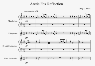 Transparent Arctic Fox Png - Partitura De Feliz Navidad, Png Download, Transparent PNG