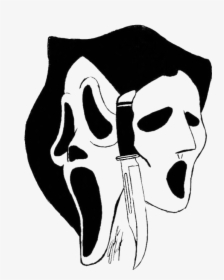 Transparent Scream Mask Png - Scream Tv Series Drawing, Png Download, Transparent PNG