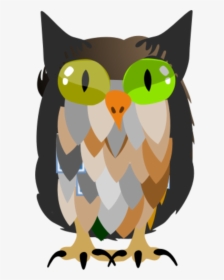 Transparent Great Horned Owl Png - Owl, Png Download, Transparent PNG