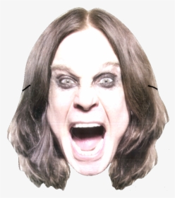 Ozzy Face Scream Promo Mask - Scream Ozzy Osbourne Face, HD Png Download, Transparent PNG
