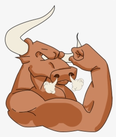 Transparent Cow - Pig With Biceps Animated, HD Png Download, Transparent PNG