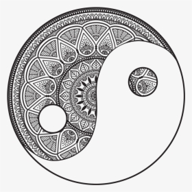 Yin And Yang Png Download Image - Mandala Art Yin Yang, Transparent Png, Transparent PNG