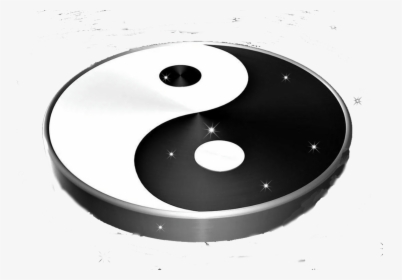 Yin Yang 3d Flat - Circle, HD Png Download, Transparent PNG