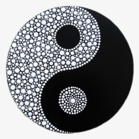 Yin Yang Dot Art, HD Png Download, Transparent PNG