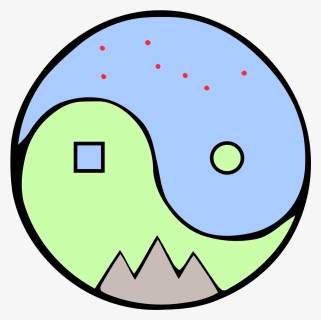 File Yinyang Heaven Squared Earth Circumpolar Seven - Drawing, HD Png Download, Transparent PNG