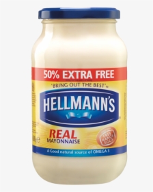 Hellmanns Real 50 Extra Free - Extra Free Hellmans, HD Png Download, Transparent PNG