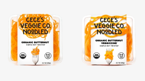 Organic Butternut Squash Spirals - Butternut Squash Noodles Sprouts, HD Png Download, Transparent PNG