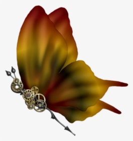Transparent Steampunk Butterfly Png - Butterfly, Png Download, Transparent PNG