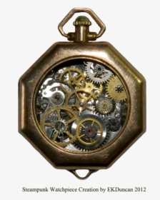 Ladies Steampunk Timepiece From Vintage Parts By Eveyd - Steampunk, HD Png Download, Transparent PNG