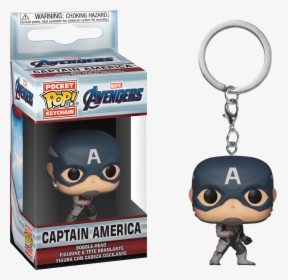 Captain America Pocket Pop Vinyl Keychain - Funko Pop Keychain Avengers Endgame, HD Png Download, Transparent PNG