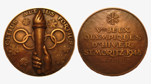Moritz Winter Winner S Medal, 1948 St - Citius Altius Fortius Olympic Motto, HD Png Download, Transparent PNG