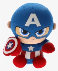 Product Image - Captain America Beanie Baby, HD Png Download, Transparent PNG