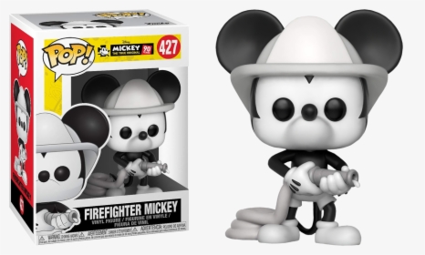 Transparent Steamboat Willie Png - Firefighter Mickey Funko Pop, Png Download, Transparent PNG
