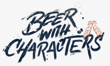 Beer With Characters - Calligraphy, HD Png Download, Transparent PNG