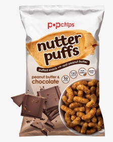 Clip Art Peanut Puffs - Popchips Nutter Puffs, HD Png Download, Transparent PNG
