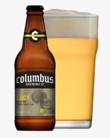 Cbc Lucy Bottle And Glass New - Go Kart Ghost Beer, HD Png Download, Transparent PNG