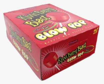 Charms Kiwi Berry Blast Blow Pop Box 48 Count - Box, HD Png Download, Transparent PNG
