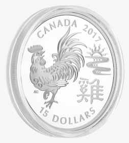 Year Of The Rooster - Year Of The Rooster Gold Coin 2017, HD Png Download, Transparent PNG