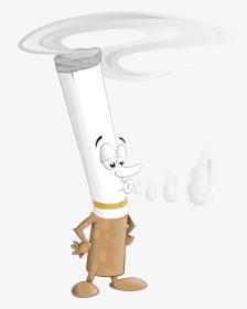 Cigarette Cartoon Clip Art - Clip Art, HD Png Download, Transparent PNG