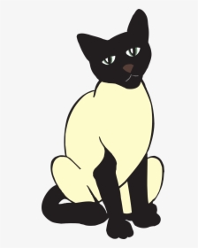 Siamese Cat Clipart Png, Transparent Png, Transparent PNG