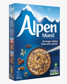 Alpen Muesli No Sugar Added, HD Png Download, Transparent PNG