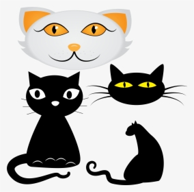 Cats Vector Faces, HD Png Download, Transparent PNG
