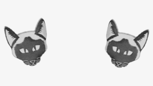Siamese Kitty Earrings - French Bulldog, HD Png Download, Transparent PNG