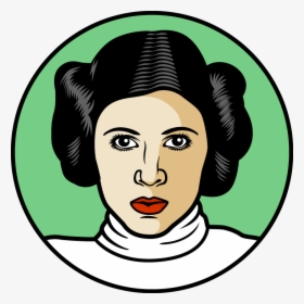 Princess Leia Drawings Easy, HD Png Download, Transparent PNG