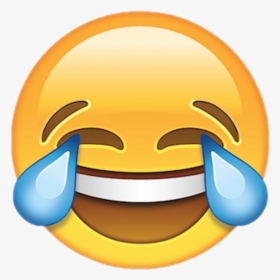 Laughing Emoji Apple Ios Handy Emote Emotes Emoticon - Happy Crying Emoji Png, Transparent Png, Transparent PNG