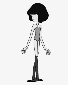 Black Cartoon Legs Png - Steven Universe Black And White Pearls, Transparent Png, Transparent PNG