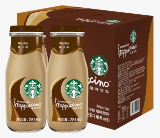 Starbucks Frappuccino By Carton 281ml*6 Mocha - Starbucks Bottled Drinks Caffeine Png, Transparent Png, Transparent PNG