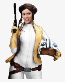 Princess Leia Png - Princess Leia Star Wars 2016, Transparent Png, Transparent PNG