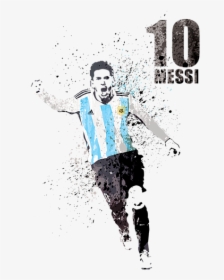 Messi Argentina Art, HD Png Download, Transparent PNG