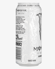 Zero Calorie Monster Back Of Can, HD Png Download, Transparent PNG