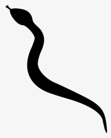 Snake Clipart Silhouette - Long Snake Silhouette, HD Png Download, Transparent PNG