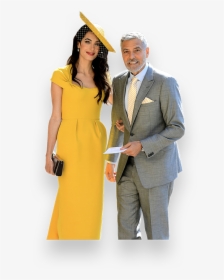 Amal Clooney In Royal Wedding, HD Png Download, Transparent PNG
