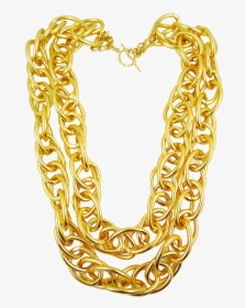 Gold Chain Png Download , Transparent Cartoons - Gold Chain Png Hd, Png Download, Transparent PNG