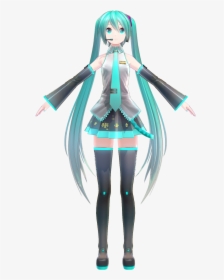 Mikuyyb - Mmd Yyb Miku Dl, HD Png Download, Transparent PNG