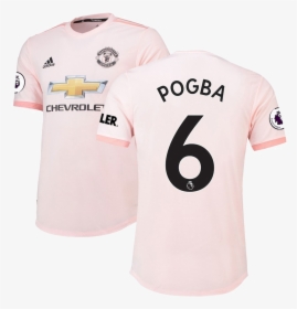 Transparent Pogba Png - Manchester United Pink Jersey, Png Download, Transparent PNG